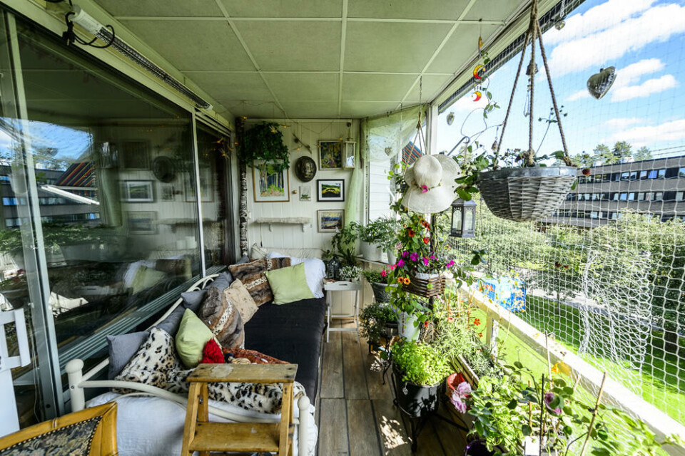 Liv Cecilies ekstrarom Balkonghagen