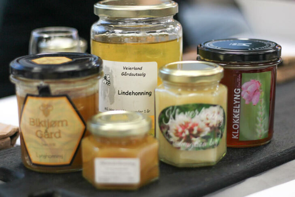 Fotograf: Frøydis Gammelsæter. Honningprodukter