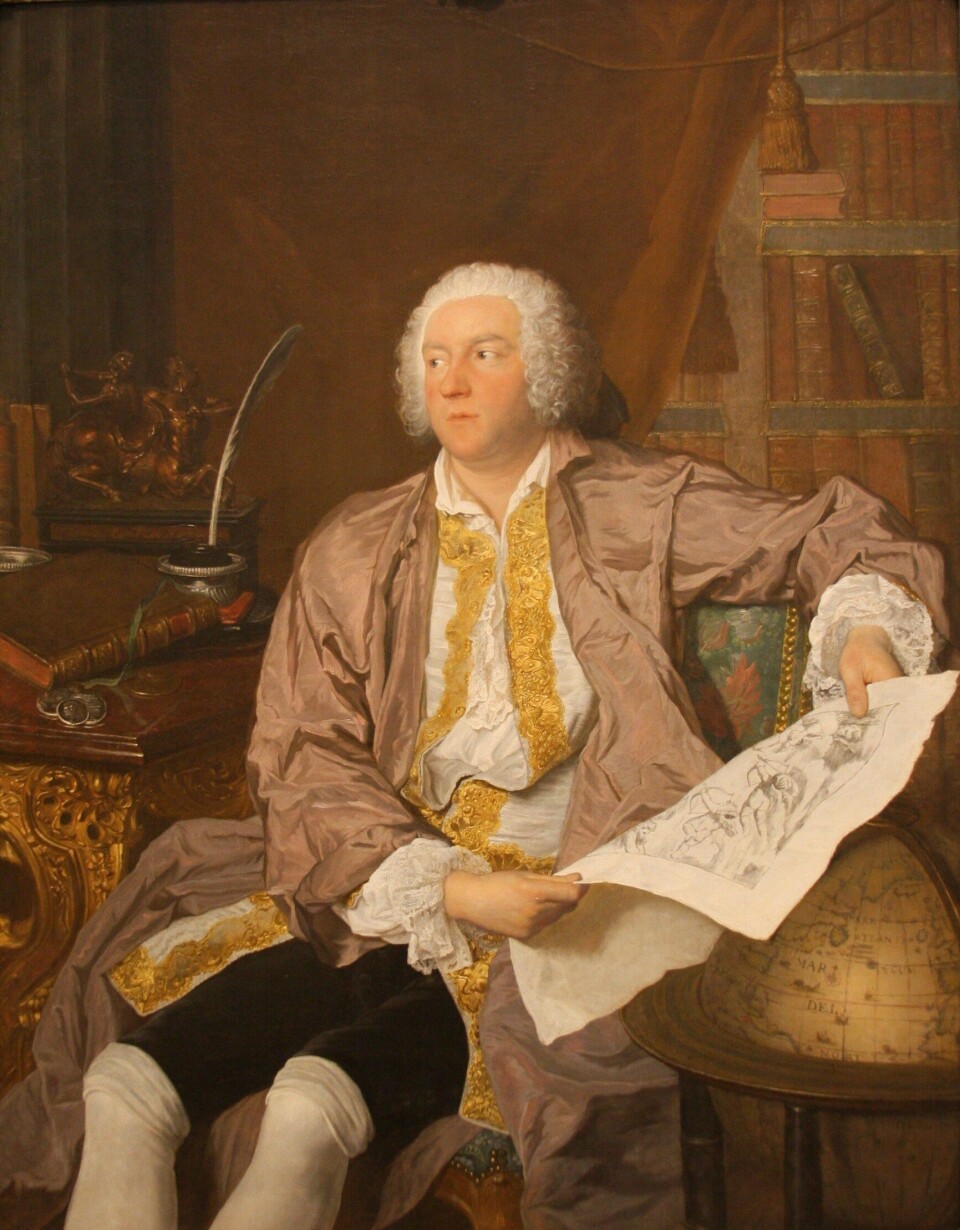 Carl Gustaf Tessin (1695–1770). Fotograf: Joseph Aved Carl Gustaf Tessin (1695–1770)